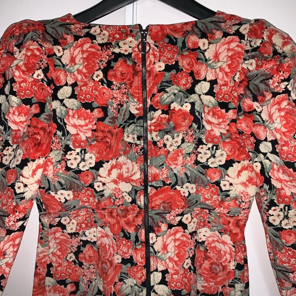 Free People Kapowski Mini Floral Rose Dress Size 0 - Picture 7 of 15